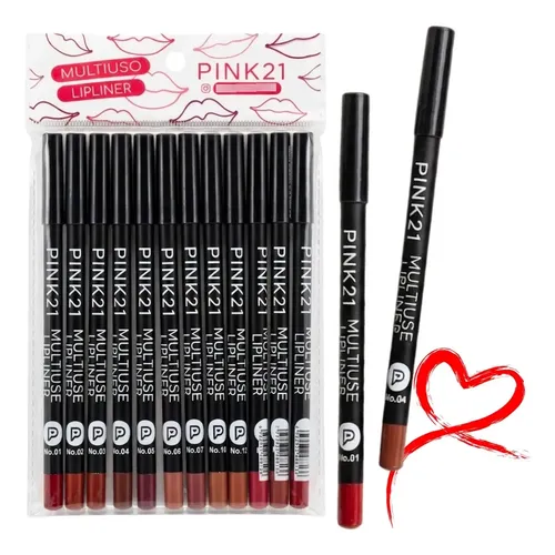 Delineador de labios multiuso Pink21